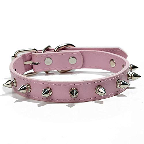 LYVQZPWLRHund mit Werkzeug, Basic Hundeleinen Doppelseitiges Leder Zubehör Verstellbar Bequem Hund(Roze,Large) von LYVQZPWLR