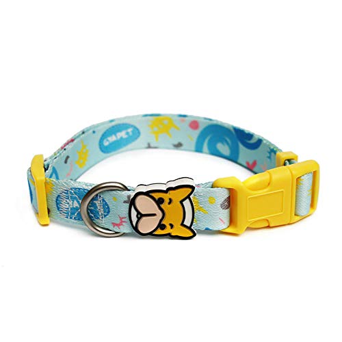 LYVQZPWLRHund mit Werkzeug, Basic Hundeleinen Teddy Kleine Mittelgroße Hunde Haustierprodukte Hundehalsband mit Cartoon-Druck Verstellbare Hundeleine-6_L(2,Small) von LYVQZPWLR