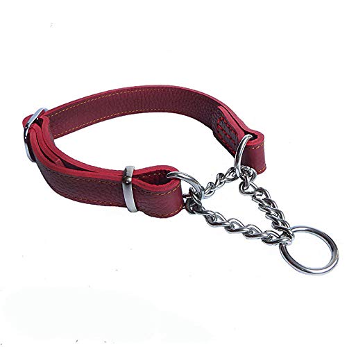LYVQZPWLRHund mit Werkzeug, Haustierhalsband Verstellbare Hundehalsbandkette Komfortables Hundezubehör Doppelseitiger Cortex(Burgundy,Small) von LYVQZPWLR