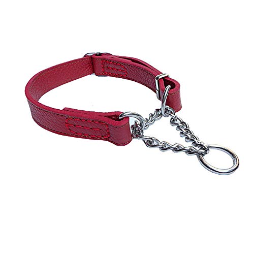 LYVQZPWLRHund mit Werkzeug, Haustierhalsband Verstellbare Hundehalsbandkette Komfortables Hundezubehör Doppelseitiger Cortex(Rosso,X-Large) von LYVQZPWLR