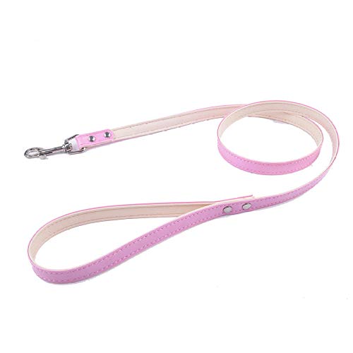 LYVQZPWLRHund mit Werkzeug, Hunde-Zugseil Welpenhalsbänder Hundegeschirr-Leinen-Sets(Pink 1) von LYVQZPWLR