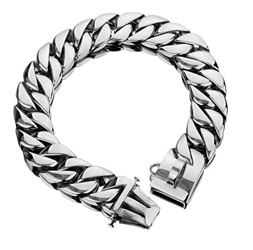 LYVQZPWLRHund mit Werkzeug, Hundetrainingsleine, 32 mm, Hundehalsbandkette, Gold, 316 Edelstahl, Bulldogge, Pitbull, Halsband, Haustierkette, Halskette, Training for große Hunde(Collar Only,XXL 60cm) LYVQZPWLRHund mit Werkzeug, Hundetrainingsleine, 32 mm, Hundehalsbandkette, Gold, 316 Edelstahl, Bulldogge, Pitbull, Halsband, Haustierkette, Halskette, Training for große Hunde(Collar Only,XXL 60cm) von LYVQZPWLR