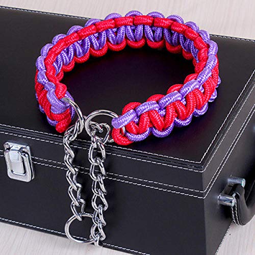 LYVQZPWLRHund mit Werkzeug, Hundetrainingsleine Leine 21 Farben Haustier Hundezubehör Splice Kette Einstellbar Bequem Hund(7,Large) von LYVQZPWLR