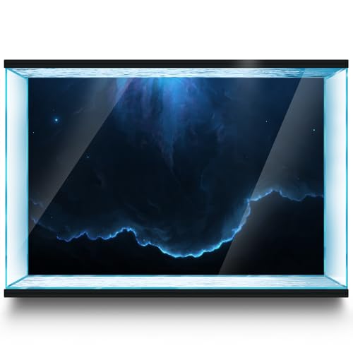 LYYAB Aquarium Hintergrund Aufkleber Sterne Galaxie Aquarium Reptilien Terrarium Dekor Poster (120 x 60 cm) von LYYAB
