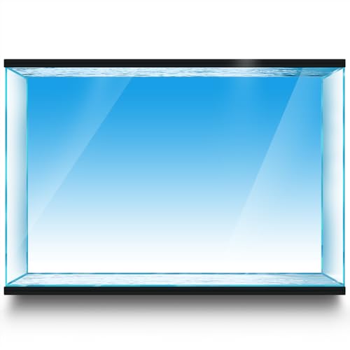 LYYAB Blau Weiß Farbverlauf Aquarium Hintergrund Aufkleber Fisch Tank Reptilien Terrarium Dekor 240 x 60 cm von LYYAB