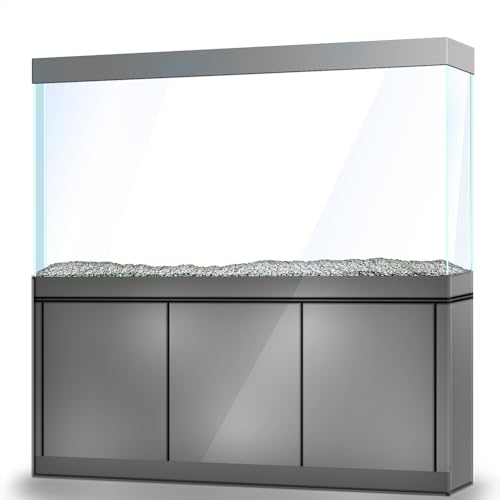 LYYAB Hintergrund Aufkleber für Aquarien, Reptilien, Terrarium, Dekoration, 100 x 50 cm, Weiß von LYYAB
