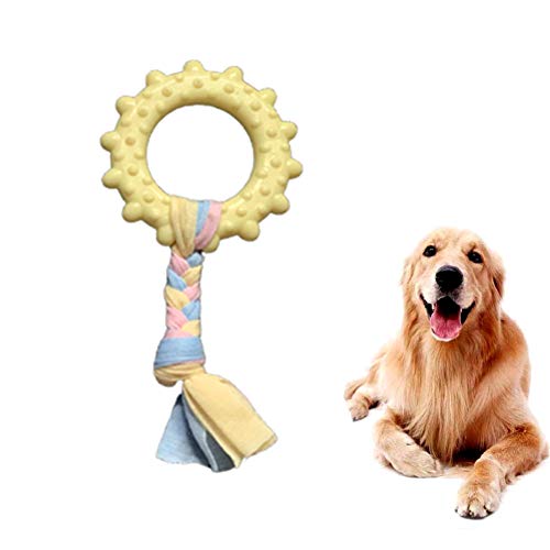 LYsng Dog Toy Ungiftig Spielzeug FüR Hunde Hundespielzeug Set Robust Hundetau Hundespielzeug Welpen Hunde Kuscheltier Für Alle Größe Hunde Hunde Kauspielzeug Sun,Yellow von LYsng