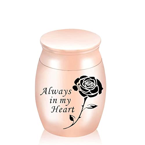 LZHLMCL Cemetery Urn 40 Mm Kleine Urne Für Asche Mini Asche Andenken Kleine Urne Für Asche Von Menschen Und Haustieren Rose Urne Für Asche Rose Gold LZHLMCL Cemetery Urn 40 Mm Kleine Urne Für Asche Mini Asche Andenken Kleine Urne Für Asche Von Menschen Und Haustieren Rose Urne Für Asche Rose Gold von LZHLMCL