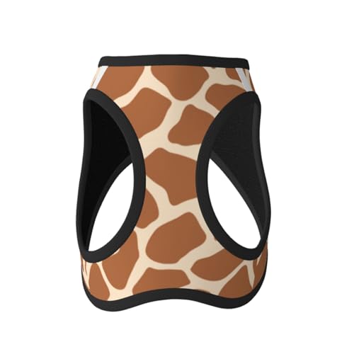 Leichtes Hundegeschirr für kleine Hunde, Cartoon-Textur, Giraffe Leichtes Hundegeschirr für kleine Hunde, Cartoon-Textur, Giraffe von LZNJZ