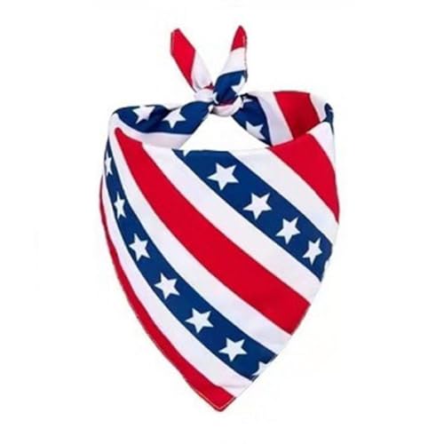 Hundehalstücher, wendbar, dreieckig, patriotisch, für 4. Juli, Zubehör, Urlaub für kleine und mittelgroße Hunde, 2 Stück Hundehalstücher, wendbar, dreieckig, patriotisch, für 4. Juli, Zubehör, Urlaub für kleine und mittelgroße Hunde, 2 Stück von LZYWOD