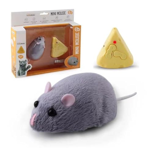 LZYWOD Elektrische Maus mit Fernbedienung für Kinder/Haustiere, Rattenspielzeug, umweltfreundliche Materialien, Geschenke, schnelle Reaktion, empfindliche Bewegung LZYWOD Elektrische Maus mit Fernbedienung für Kinder/Haustiere, Rattenspielzeug, umweltfreundliche Materialien, Geschenke, schnelle Reaktion, empfindliche Bewegung von LZYWOD