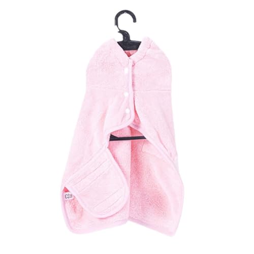 LZYWOD Exklusives Haustier-Bademantel-Handtuch, saugfähig, schnell trocknend, Kapuzenzubehör, Hundehandtuch für Katzen, Haustier, niedlicher Bademantel für Bademantel, Größe M, L, L, Größe M von LZYWOD