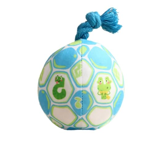 LZYWOD Interaktives Plüsch-Hundespielzeug Ball mit Seil, weiches Hundespielzeug, bequem, quietschend und Seil, Kauspielzeug, Baumwollball-Spielzeug, für LZYWOD Interaktives Plüsch-Hundespielzeug Ball mit Seil, weiches Hundespielzeug, bequem, quietschend und Seil, Kauspielzeug, Baumwollball-Spielzeug, für von LZYWOD