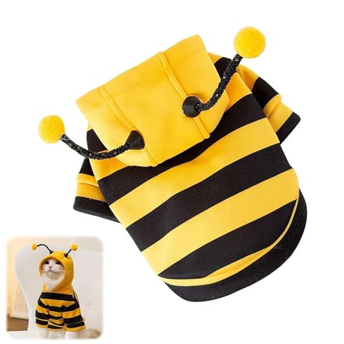 Little Bee Haustierkostüm, Urlaub, Cosplay, Pullover, Hundebedarf, Kleidung, Kostüm, Wärme, U2B7, Kapuzenpullover, Herbst, Haustier, Biene, Winter Little Bee Haustierkostüm, Urlaub, Cosplay, Pullover, Hundebedarf, Kleidung, Kostüm, Wärme, U2B7, Kapuzenpullover, Herbst, Haustier, Biene, Winter von LZYWOD