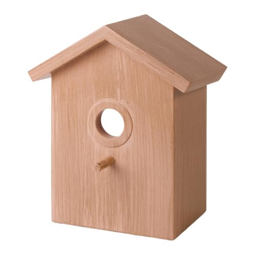 Vogelfutterhaus aus Holz, dekorativ, gewebt, hängend, Vogelhaus, Futterkäfig, Wasser, Schlafzimmer, Haustier, 1 Stück Vogelfutterhaus aus Holz, dekorativ, gewebt, hängend, Vogelhaus, Futterkäfig, Wasser, Schlafzimmer, Haustier, 1 Stück von LZYWOD