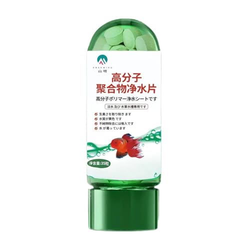 Wasserreinigungstablette, 1 leistungsstarke Aquarium-Wasserreinigungstabletten, Wasserreinigungstabletten für Aquarien von LZYWOD