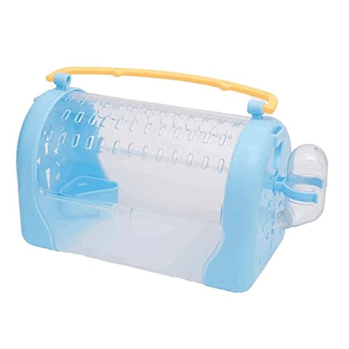 Birdcages Tragbarer, atmungsaktiver Vogelhaus-Träger, transparenter Flugkäfig, leicht, Vogelkäfig, Haustier-Reisekäfig für kleine Vögel, Blau Birdcages Tragbarer, atmungsaktiver Vogelhaus-Träger, transparenter Flugkäfig, leicht, Vogelkäfig, Haustier-Reisekäfig für kleine Vögel, Blau von LZYYZL