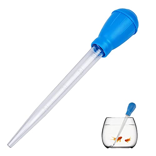 LZZEM 30ml Manueller Fischtank Wasserwechsler Fischtank Reinigung Abfallentferner Fischtank Reiniger Coral Feeder Aquarium Kies Clean Stroh Aquarium Flüssige Pipette für Aquarium Kies Abfall Reinigen von LZZEM