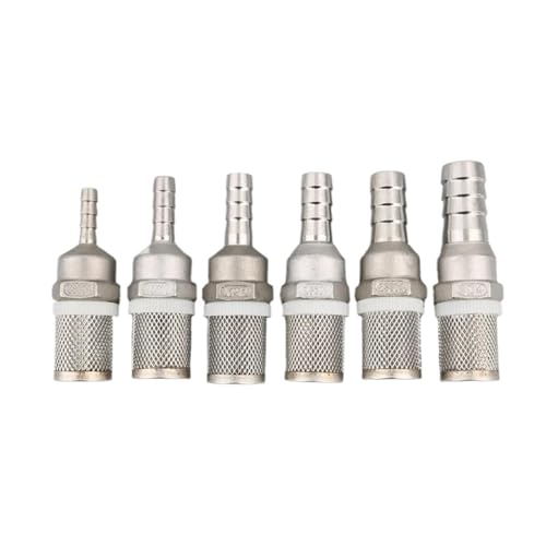 LZZYFPX 1 stück 8/10/12/14/16/19mm Schlauchfilter Gartenbewässerungsrohr Autowaschpumpe Edelstahlfilternetz Mesh-Wasserfilter(12mm) von LZZYFPX