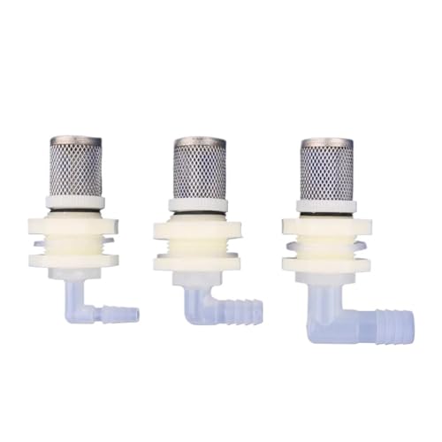 LZZYFPX 1 stück Edelstahl 20mm Aquarium Aquarium Ellenbogengelenke Wassertank Entwässerungsanschlüsse Gartenbewässerungsschlauchverbindung(1l2-7.9mm) von LZZYFPX