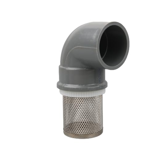 LZZYFPX 1pc 20/25/32/40/50mm Wasserfilter Rohr Pumpe Filter Garten Bewässerung Schlauch Filter Wasser Tank Intake Outlet(Grey,Inside Diameter 25mm) von LZZYFPX