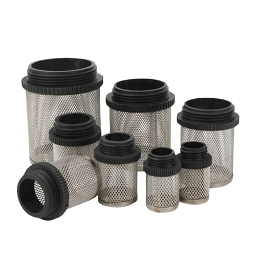 LZZYFPX 20/25/32/40/50/63mm 304 Edelstahlfilter for Gartenbewässerung Aquarium Wasserpumpe Filter Kunststoff Außengewindefilter(25mm,5 Pieces) von LZZYFPX