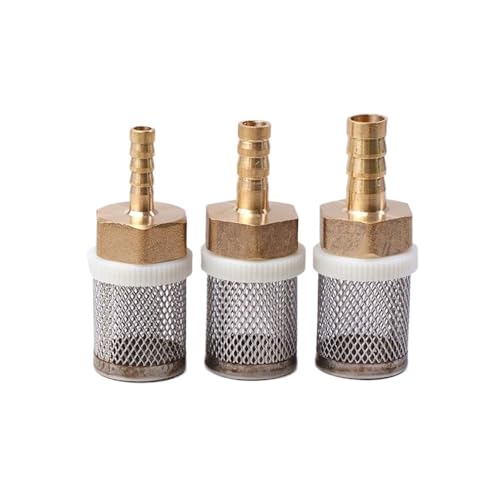 LZZYFPX 4~10 mm Schlauchfilter Edelstahlgewebe Sieb Gartenbewässerung Autowäsche Aquariumfilter Wasserpumpenfiltergerät(A) von LZZYFPX