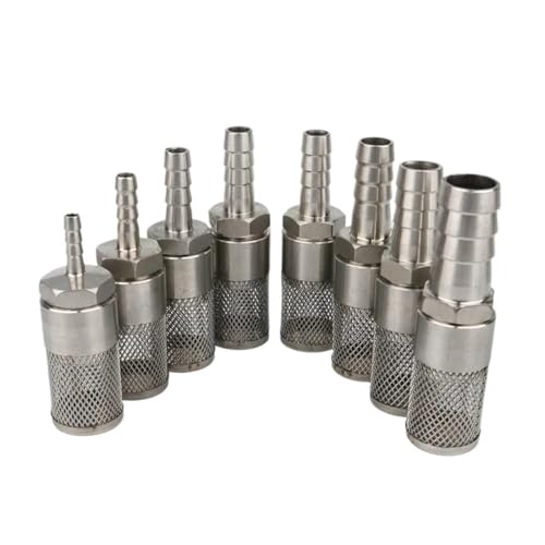 LZZYFPX 6~20 mm Schlauchfilter Edelstahl-Netzsieb Gartenbewässerung Autowaschfilter Aquarium Wasserpumpe Filterarmaturen(8mm) von LZZYFPX