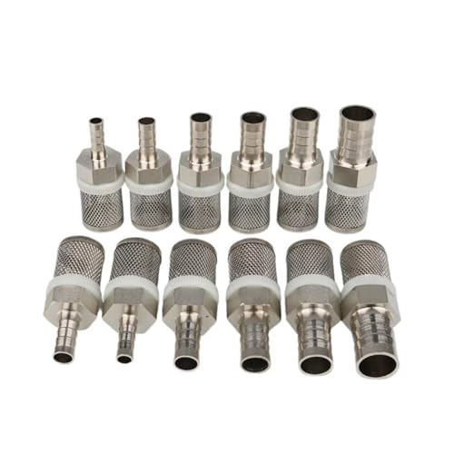 LZZYFPX 8/20mm Schlauchfilter Edelstahlgewebe Sieb Filter Bewässerung Autowäsche Aquarium Wasserpumpe Filterung(One Filter) von LZZYFPX