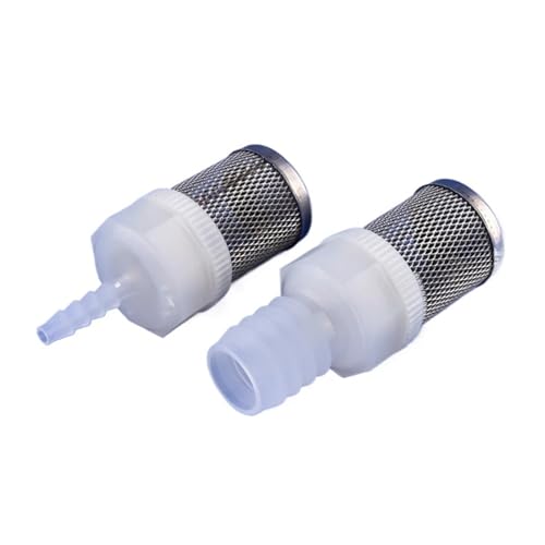LZZYFPX G1/2 bis 4~20 mm Wasserpumpen-Einlassfilter, Pagodenverbindung, Aquarium-Schlauchverbindung, Gartenbewässerung, Wasserrohrverbinder, Filter(G1I2-10mm,5 Sets) von LZZYFPX