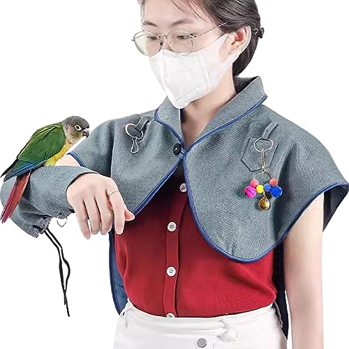 La La Pet® Parrot Anti-Kratz-Schulterschutz und Armschutz Set Papagei Windel Schal Vogel Poop Schulterschutz für Nymphensittiche Sittiche Finken Klein von La La Pet