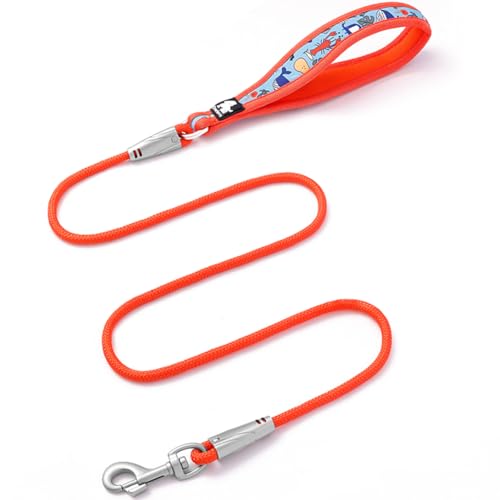 La La Pet Ausbruchsichere Hundeleine für kleine bis mittelgroße Hunde, leichte Haustierleine für Outdoor-Spaziergänge, Laufen, Training, Orange, 1,8 m La La Pet Ausbruchsichere Hundeleine für kleine bis mittelgroße Hunde, leichte Haustierleine für Outdoor-Spaziergänge, Laufen, Training, Orange, 1,8 m von La La Pet