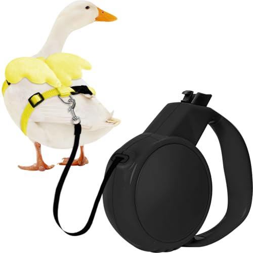 La La Pet Entengeschirr mit Zugseil, verstellbarer Brustgurt, automatisch einziehbare Leine, 3 m, weiche Haustierweste, Set, Outdoor-Spaziergänge, Zubehör für Enten, Huhn, Gans, Gelb, M La La Pet Entengeschirr mit Zugseil, verstellbarer Brustgurt, automatisch einziehbare Leine, 3 m, weiche Haustierweste, Set, Outdoor-Spaziergänge, Zubehör für Enten, Huhn, Gans, Gelb, M von La La Pet