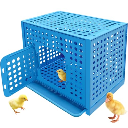 La La Pet Geflügelträgerkiste mit 2 Seitentüren, tragbare Meeresfrüchte-Zuchtbox, abnehmbarer und stapelbarer Koffer, multifunktionaler Käfig für Kaninchen, Meerschweinchen, Chinchillas und Kleintiere La La Pet Geflügelträgerkiste mit 2 Seitentüren, tragbare Meeresfrüchte-Zuchtbox, abnehmbarer und stapelbarer Koffer, multifunktionaler Käfig für Kaninchen, Meerschweinchen, Chinchillas und Kleintiere von La La Pet