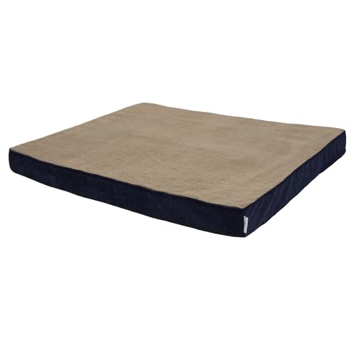 La-Z-Boy Petmate Bentley Orthopädisches Schaumstoff-Hundebett, Größe XXL, 127 x 101,6 x 10,2 cm, für Hunde bis zu 56,7 kg, mit stützendem Schaumstoff, langlebig, abnehmbar, waschbar, Mitternachtsblau La-Z-Boy Petmate Bentley Orthopädisches Schaumstoff-Hundebett, Größe XXL, 127 x 101,6 x 10,2 cm, für Hunde bis zu 56,7 kg, mit stützendem Schaumstoff, langlebig, abnehmbar, waschbar, Mitternachtsblau von La-Z-Boy
