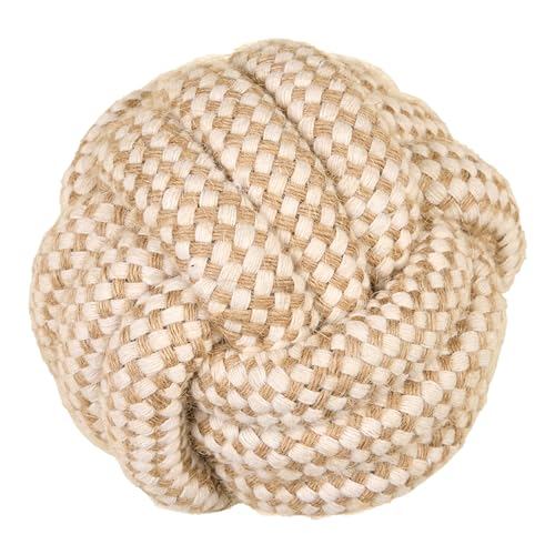 La cordeline Hundespielzeug, Seil aus Baumwolle, Hanf, natürlich, zum Machen, interaktives Spielzeug für Hunde und Welpen – Ball 10 cm, Beige La cordeline Hundespielzeug, Seil aus Baumwolle, Hanf, natürlich, zum Machen, interaktives Spielzeug für Hunde und Welpen – Ball 10 cm, Beige von La cordeline
