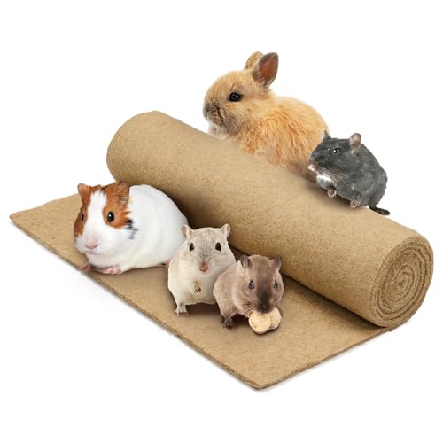 La Cordeline Teppich für Katzentoilette, Hanf, Natur, 40 x 100 cm, Premium-Qualität – Käfigboden für Nagetiere, Kaninchen, Hamster usw La Cordeline Teppich für Katzentoilette, Hanf, Natur, 40 x 100 cm, Premium-Qualität – Käfigboden für Nagetiere, Kaninchen, Hamster usw von La cordeline