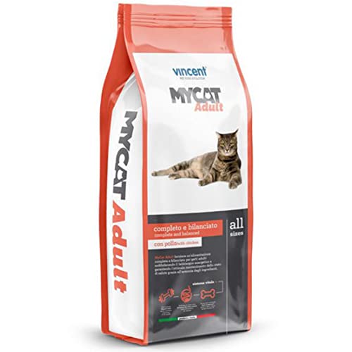 La zappa Vincent My Diet Trockenfutter für Katzen mit Fleisch, Getreide und Gemüse (20 kg) von La zappa