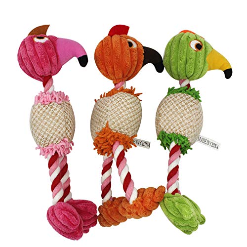 LaLiz Dreifarbiges Baumwollseil, Vokalisierungsspielzeug, Vogel, Plüschpuppe, Hundespielzeug, Anti-Bissspielzeug 3 LaLiz Dreifarbiges Baumwollseil, Vokalisierungsspielzeug, Vogel, Plüschpuppe, Hundespielzeug, Anti-Bissspielzeug 3 von LaLiz