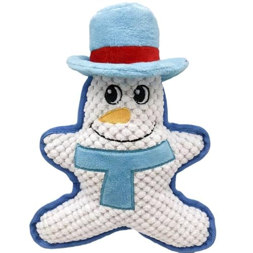 LaLiz Haustier-Plüsch-Spielzeug mit Geräuschen, Weihnachtsmann, Schneemann, Pinguin, Hundespielzeug, 3 Stück LaLiz Haustier-Plüsch-Spielzeug mit Geräuschen, Weihnachtsmann, Schneemann, Pinguin, Hundespielzeug, 3 Stück von LaLiz