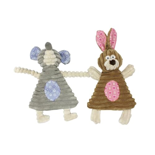 LaLiz Zweifarbige Cord-Tutu- und Tutu-Maus, Haustierspielzeug, Klingelpapier, klingendes Hundespielzeug, Zähneknirschen LaLiz Zweifarbige Cord-Tutu- und Tutu-Maus, Haustierspielzeug, Klingelpapier, klingendes Hundespielzeug, Zähneknirschen von LaLiz