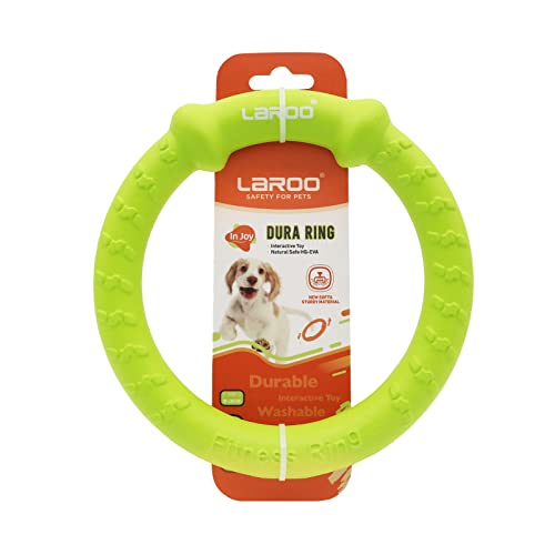 LaRoo Hund Frisbee,Hundefitness Ring,Wasserspielzeug Unzerstörbare Float Hunde Disc Flugscheibe Spielzeug,Sommer Pet Training für Mittel und kleine Hunde von LaRoo