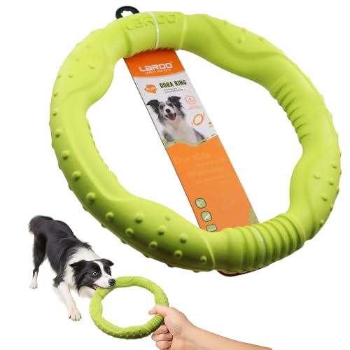 LaRoo Hund Frisbee Hundefitness Ring,Wasserspielzeug Unzerstörbare Float Hunde Disc Flugscheibe Spielzeug,Sommer Pet Training für Mittel Große und kleine Hunde von LaRoo