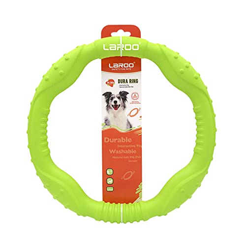 LaRoo Hund Frisbee Hundefitness Ring,Wasserspielzeug Unzerstörbare Float Hunde Disc Flugscheibe Spielzeug,Sommer Pet Training für Mittel Große und kleine Hunde von LaRoo
