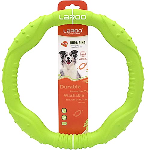 LaRoo Hundespielzeug für aggressive Kauer, schwimmfähige Hundespielzeug, Größen Hundespielzeug, interaktives Hundespielzeug, Hundespielzeug, Hundespielzeug zum Fangen, Apportieren von LaRoo