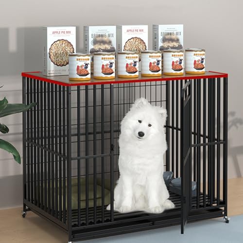 Große Hundebox, Mobile Hundehütte für den Innenbereich, Robustes Metall, Robuste Hundehütte für den Innenbereich(Small) von Labasuan
