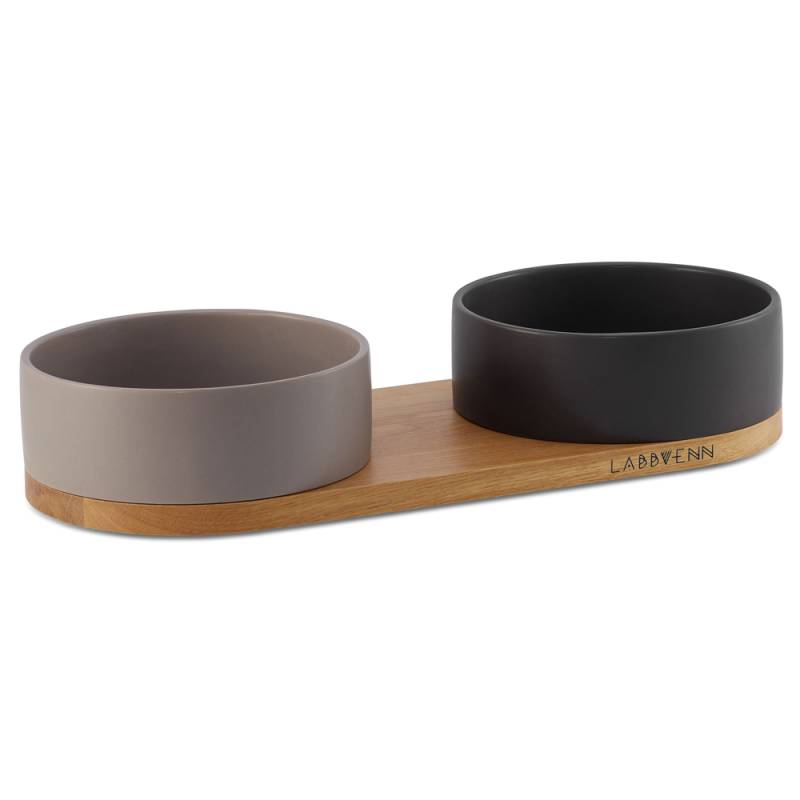 Labbvenn Hundebar Vuku black/cocoa, Gr. M/L, Maße: ca. 52 x 22 x 10 cm von Labbvenn
