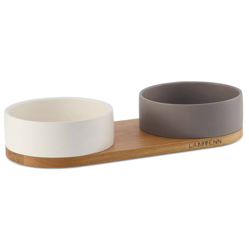 Labbvenn Hundebar Vuku white/cocoa, Gr. M/L, Maße: ca. 52 x 22 x 10 cm von Labbvenn