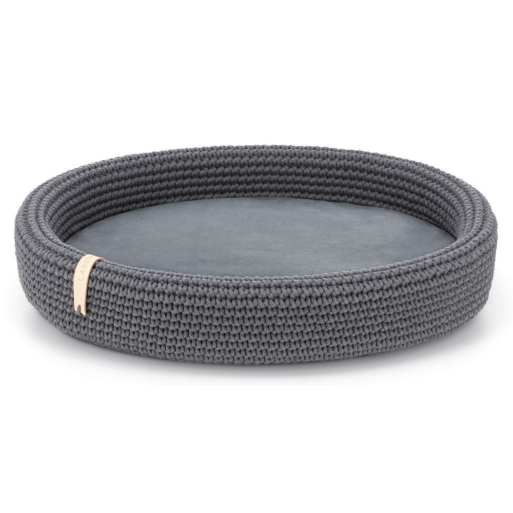 Labbvenn Hundebett Lukko anthracite, Außenmaße: ca. 70 x 60 cm von Labbvenn