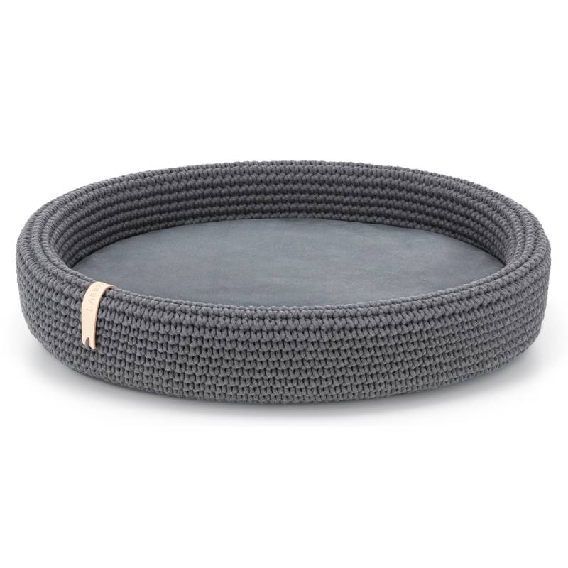Labbvenn Hundebett Lukko anthracite, Außenmaße: ca. 70 x 60 cm von Labbvenn